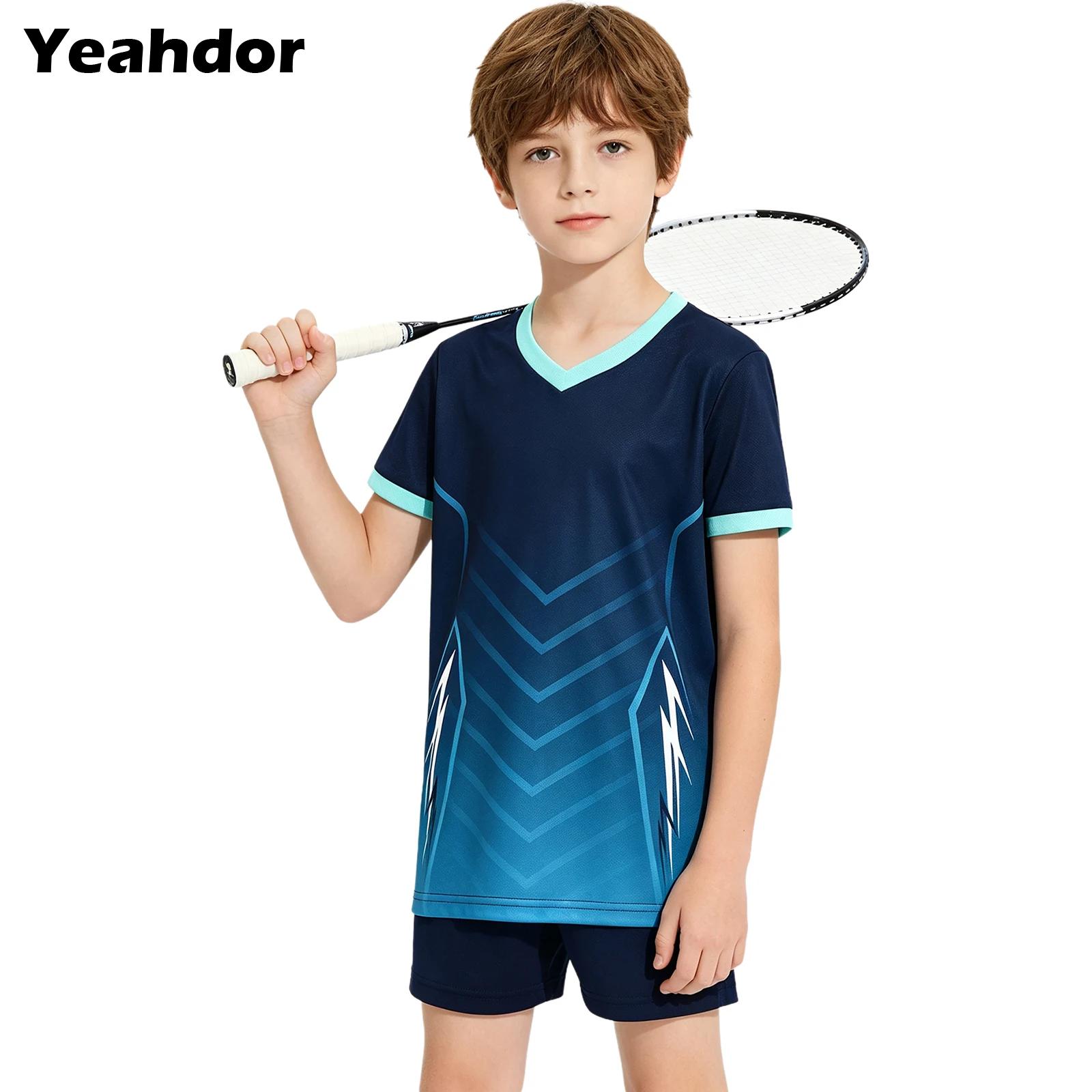 Badminton Jersey - キッズ ボーイズ ガールズ サッカー バドミントン フットボール