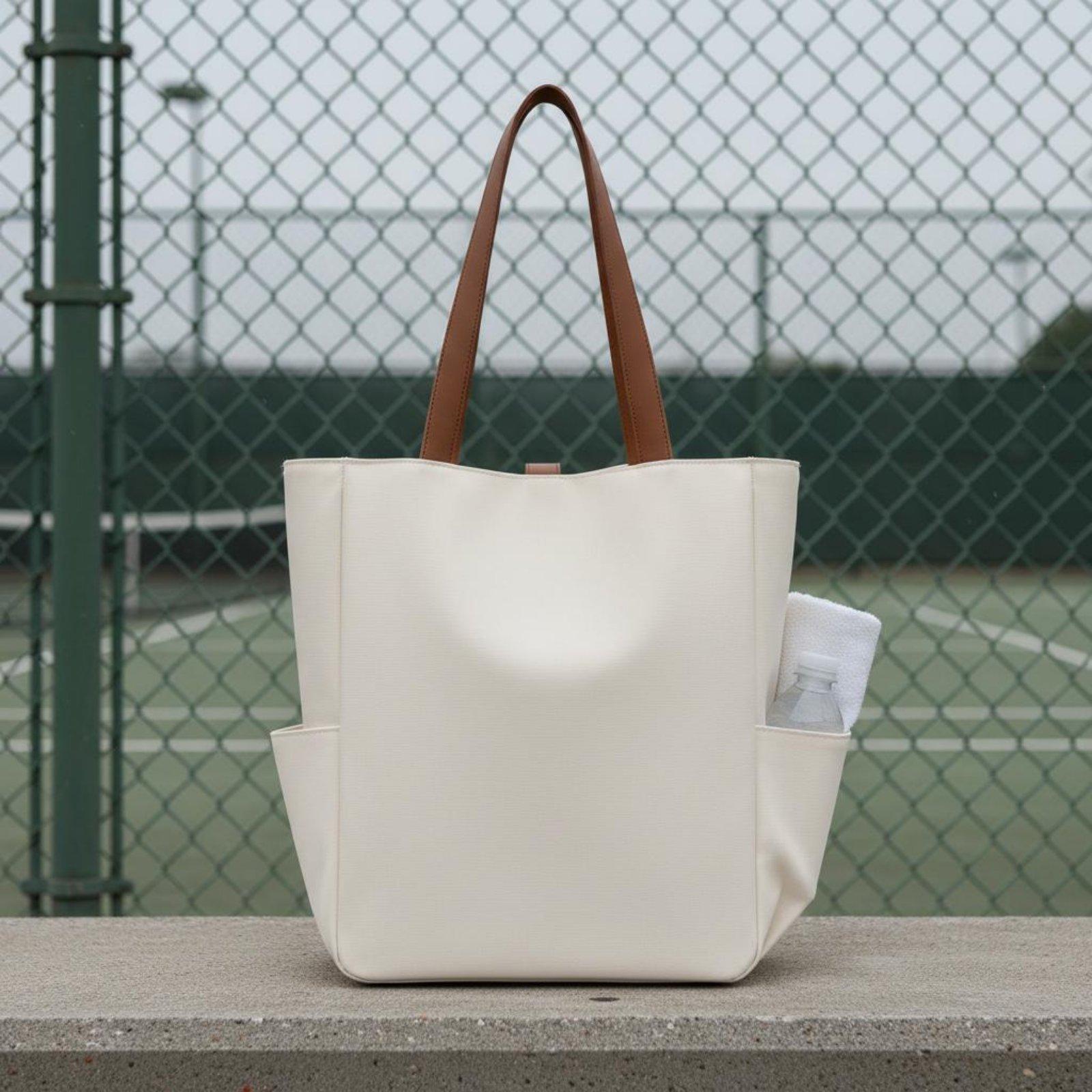 Racket Cover Bag - グラスファイバーテニスラケットパドルバッグ、広々としたオックスフォード生地のピックルボールカバートート、テニスやラケットスポーツ用