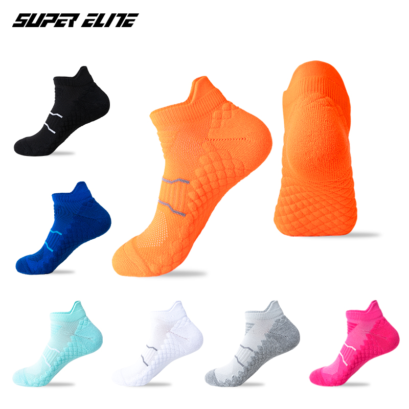 Ankle Support Badminton - メンズスポーツソックス、バドミントンソックス、吸湿発散マッサージソックス、ランニングソックス、通気性、防臭、衝撃吸収。