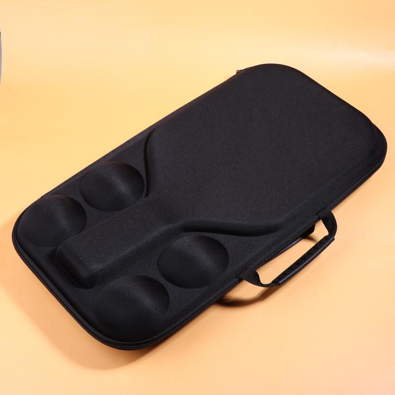 Racket Cover Bag - ピックルボールラケットバッグプロテクター、2本のパドルと4個のボールを収納可能、女性男性用ラケットカバー、ピックルボールパドルキャリーケース、旅行用