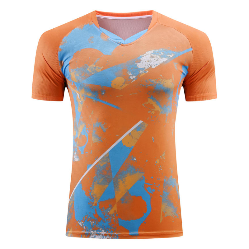 卓球 V ネック シャツ メンズ レディース – 速乾性、通 - Badminton Jersey のレビューと価格