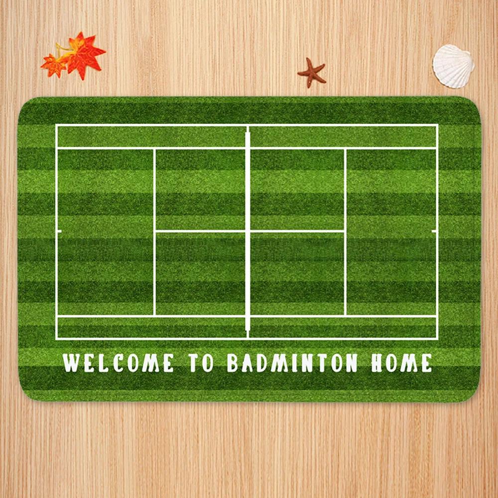 スポーツテーマカーペットマットテニスバドミントンコートパター - Badminton Zone のレビューと価格