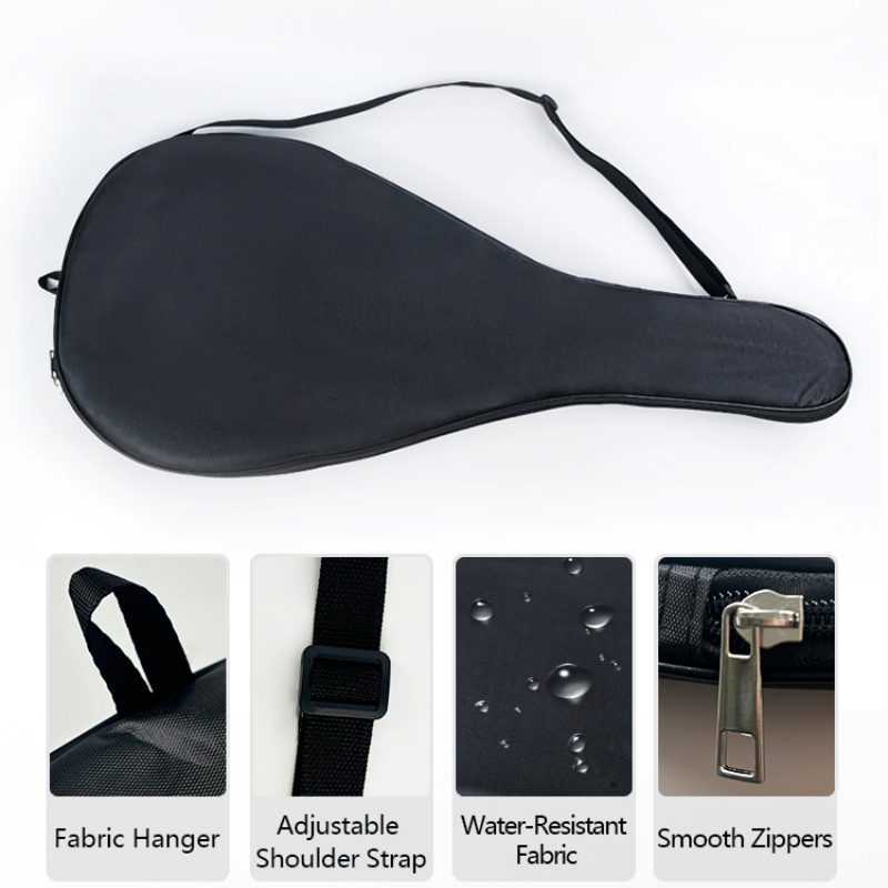 テニスラケットカバーポータブルシングルパックテニスラケット保 - Racket Cover Bag のレビューと価格
