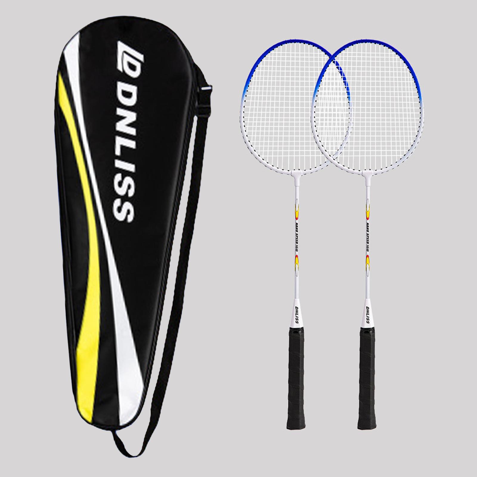 ポータブルバドミントンコレクターラケットセット鉄合金耐久性が - Badminton Junior のレビューと価格