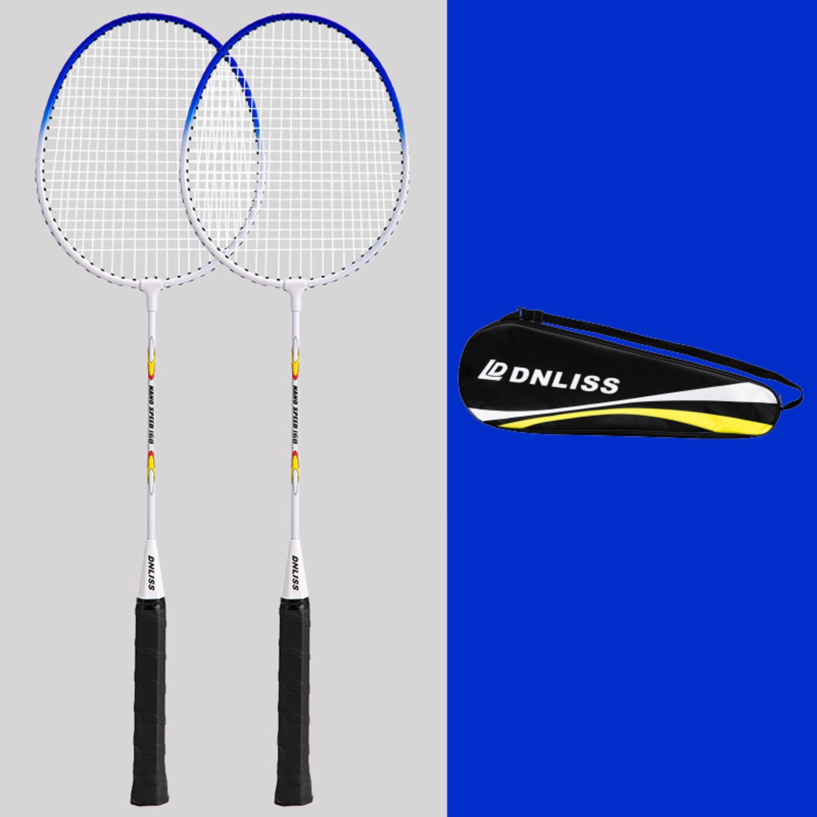 ポータブルバドミントンコレクターラケットセット鉄合金耐久性が - Badminton Junior のレビューと価格