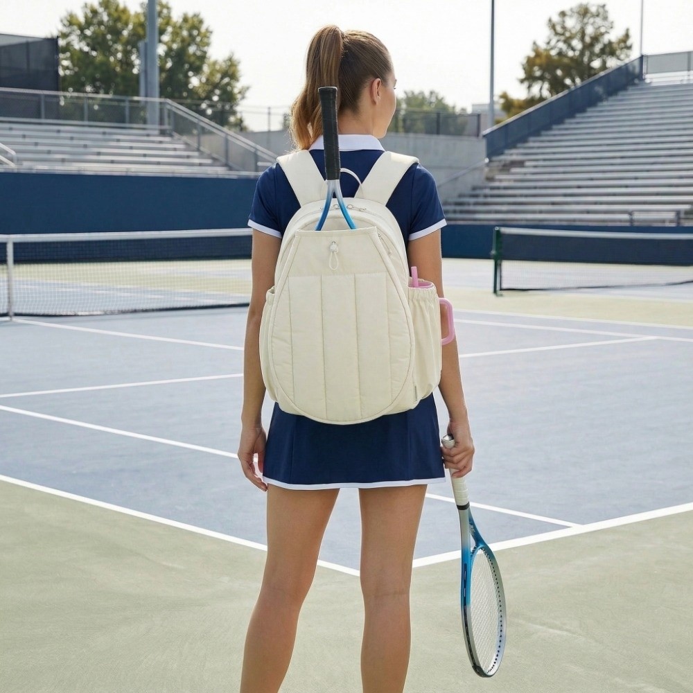 大容量テニスバックパック 20L 防水テニスラケットバッグ  - Racket Cover Bag のレビューと価格