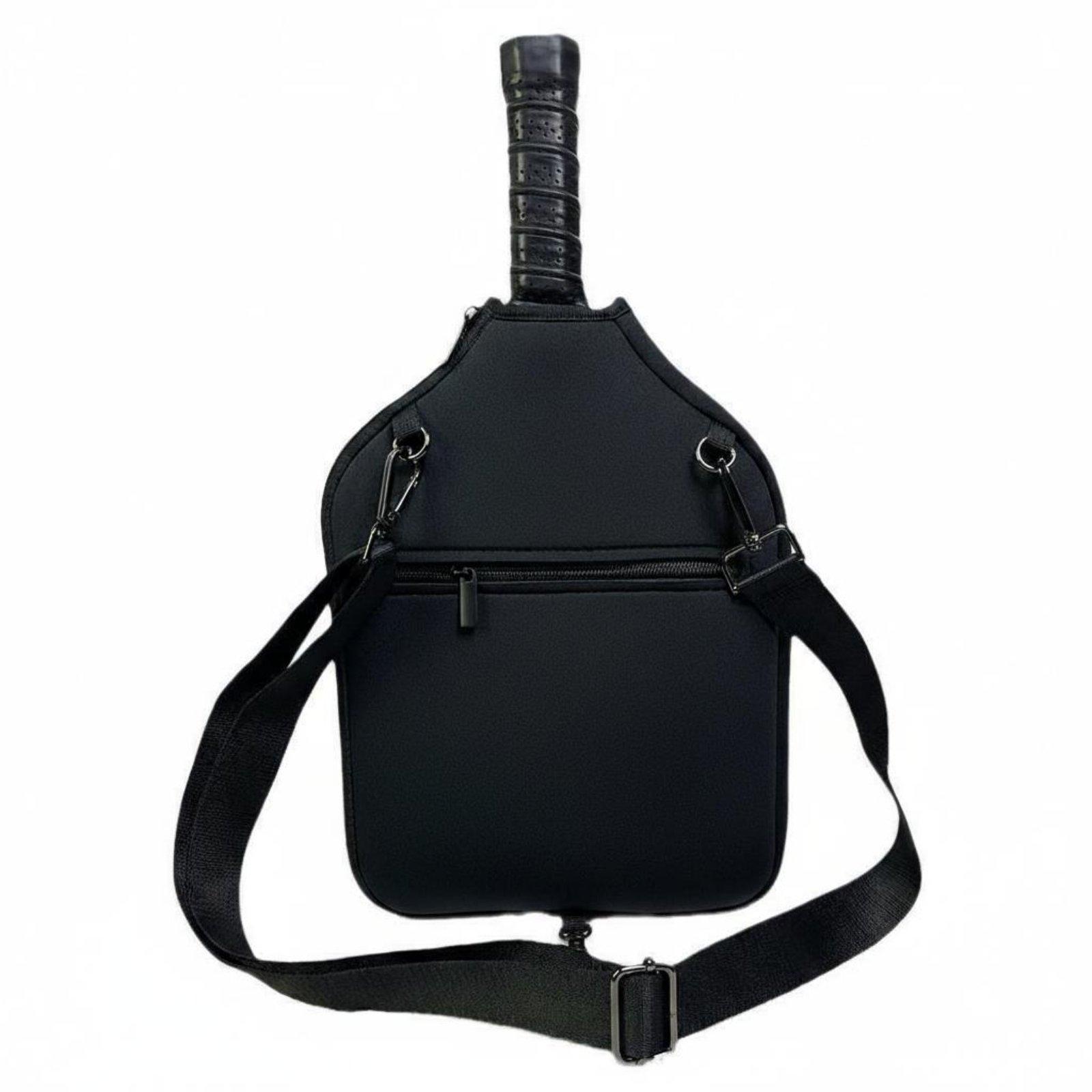 スポーティなネオプレン製ピクルボールラケットカバー、ピクルボ - Racket Cover Bag のレビューと価格
