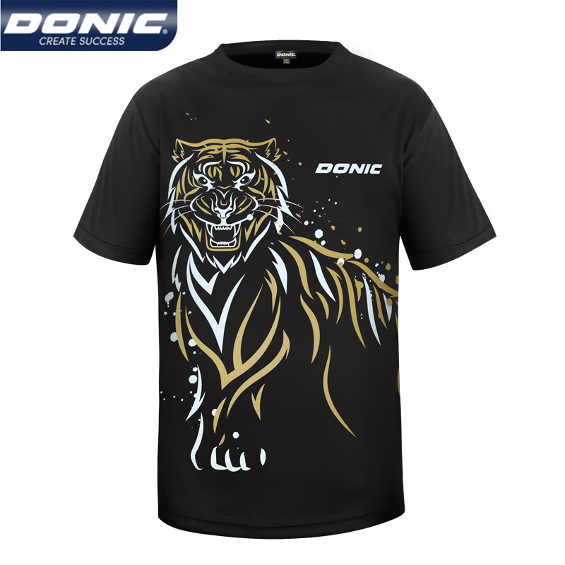 男性と女性のためのソニック卓球ジャージー、タイガースポーツT - Badminton Jersey のレビューと価格