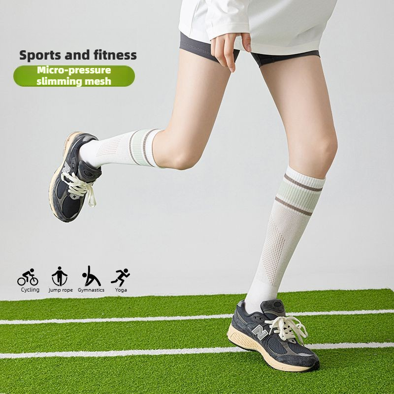 通気性メッシュコンプレッションカーフソックス、滑り止めスポー - Ankle Support Badminton のレビューと価格