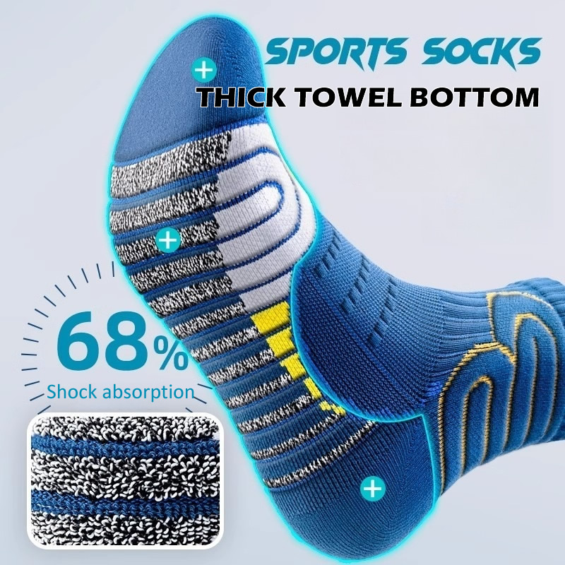 2 ペアプロフェッショナルランニングマラソンソックス男性大き - Ankle Support Badminton のレビューと価格