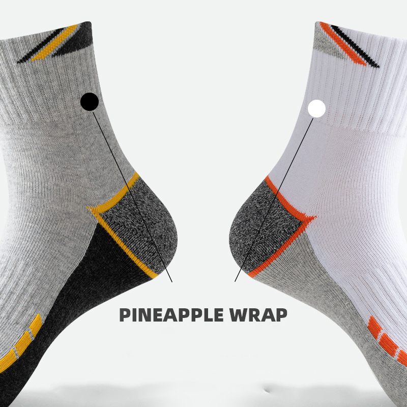 男性用のプロのテニスソックス,スポーツ用の綿の靴下,バスケッ - Ankle Support Badminton のレビューと価格