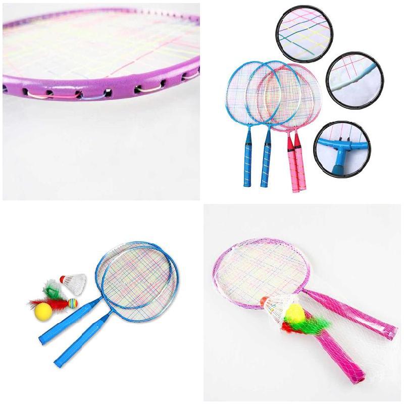 チタンメタル製子供用バドミントンラケット、ナイロンネットケー - Badminton Raket のレビューと価格