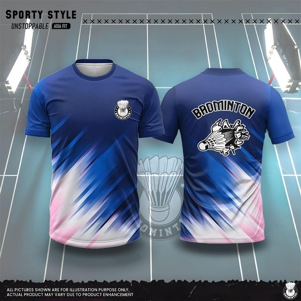 メンズ服ファッション 3D プリントバドミントン Tシャツ夏 - Badminton Jersey のレビューと価格