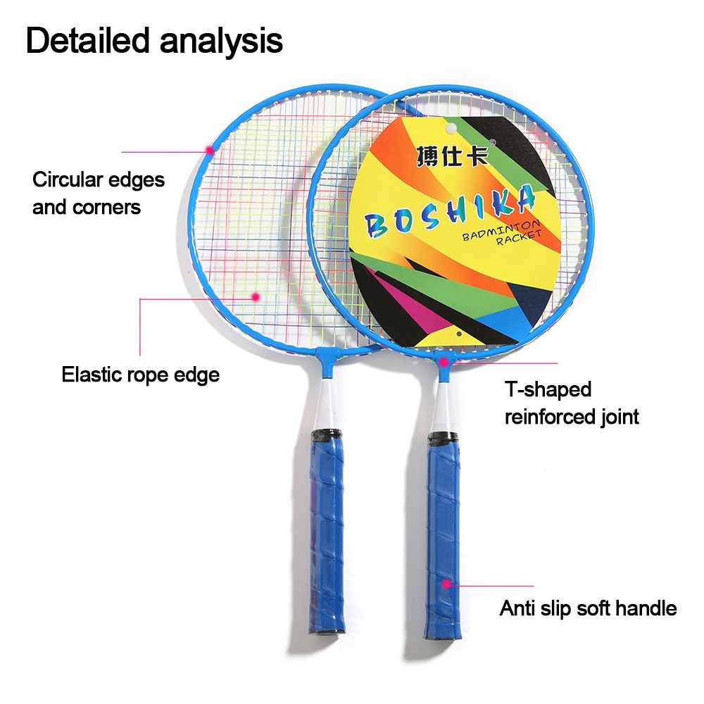 子供のための軽量の鉄合金ダブルトラケットセット,バドミントン - Badminton Raket のレビューと価格