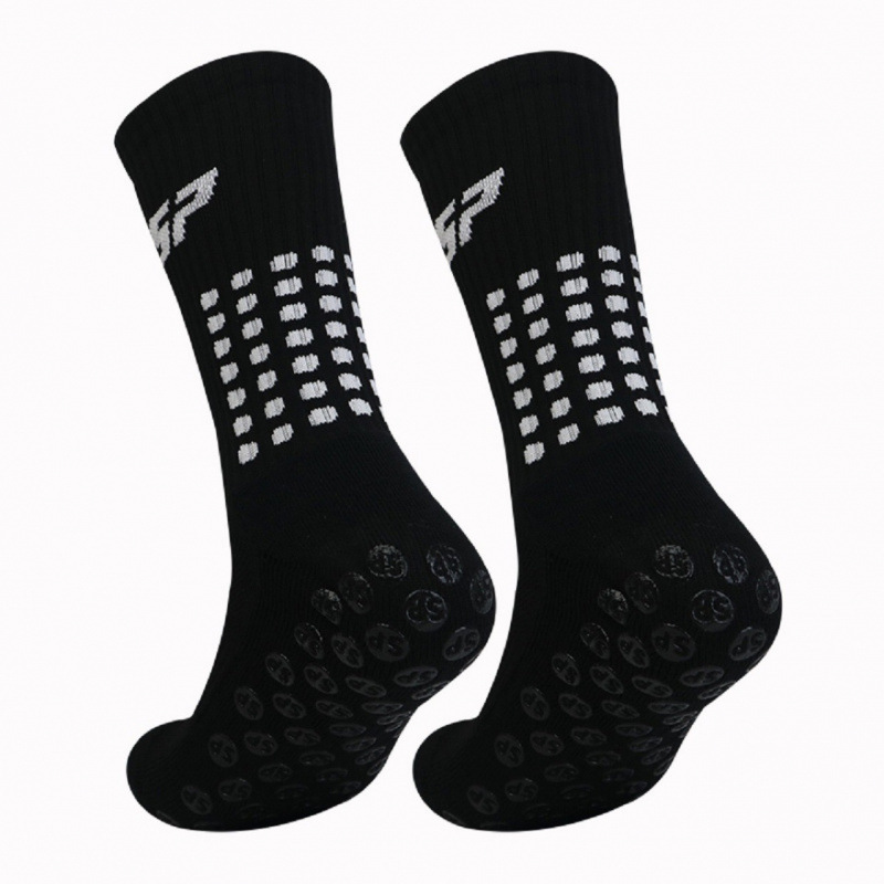 1 ペア滑り止めサッカーソックス男性女性ノンスリップサッカー - Ankle Support Badminton のレビューと価格