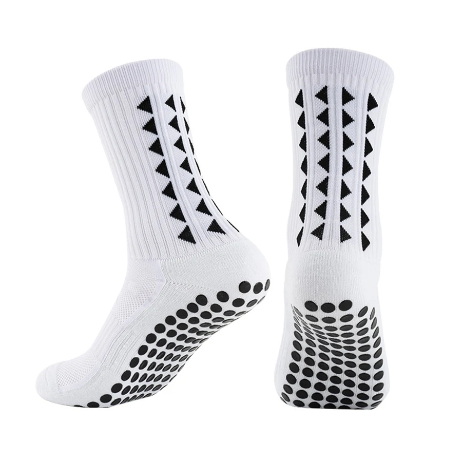 男性女性ノンスリップグリップソックスサッカーバスケットボール - Ankle Support Badminton のレビューと価格
