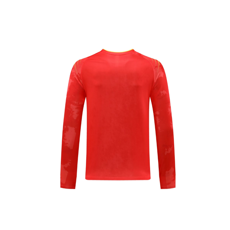 中国ドラゴン長袖卓球シャツ 2024 赤青中国チームバドミン - Badminton Jersey のレビューと価格