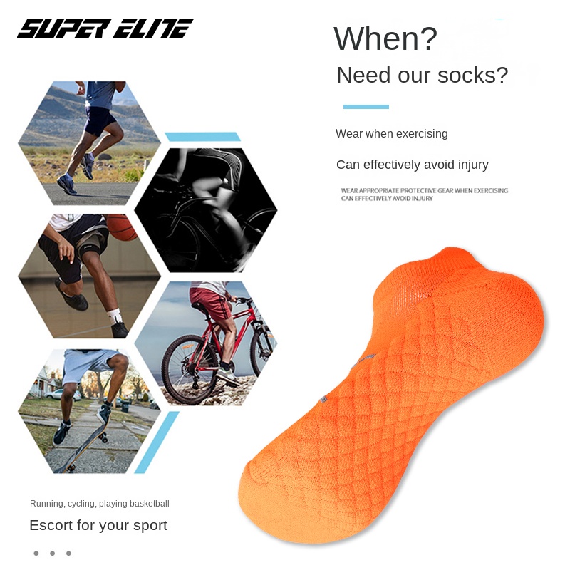 メンズスポーツソックス、バドミントンソックス、吸湿発散マッサ - Ankle Support Badminton のレビューと価格