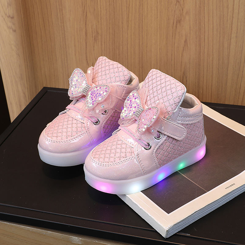 子供テニス 2025 春と秋の子供 LED スニーカー男の子 - Badminton Junior のレビューと価格