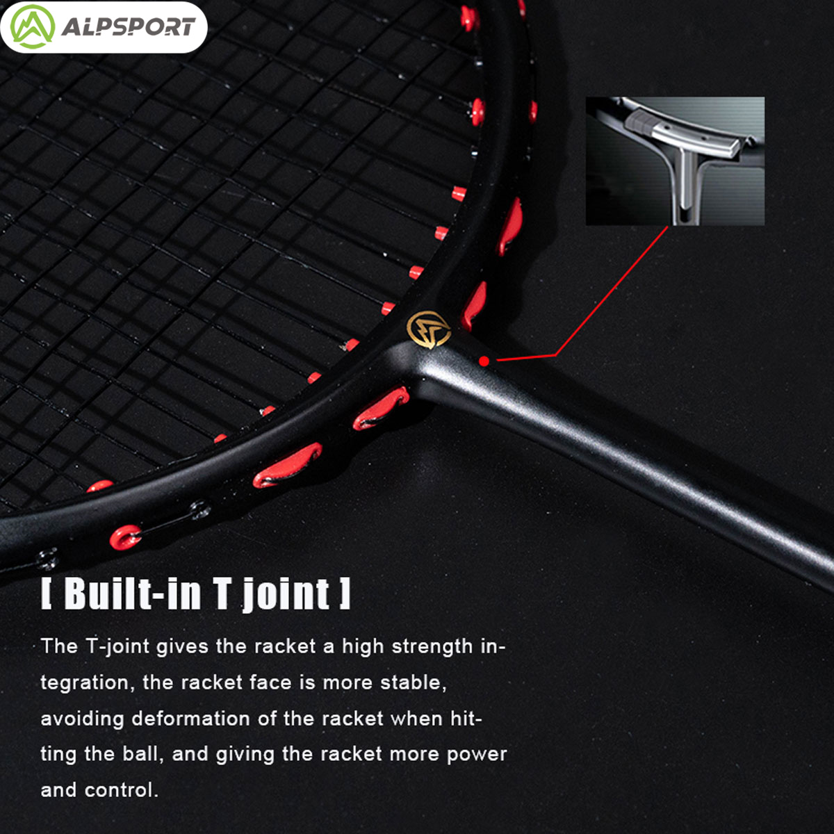 Alpsport MH-V5 5U 75g ウェービー リー - Badminton Raket のレビューと価格