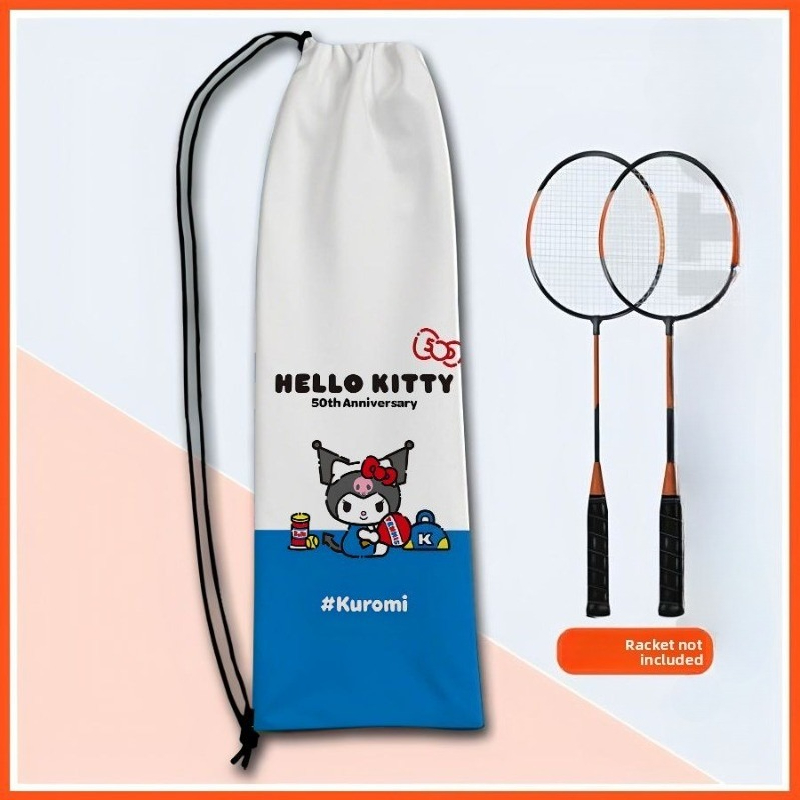 かわいいハローキティ 50 周年記念バドミントンラケット巾着 - Racket Cover Bag のレビューと価格