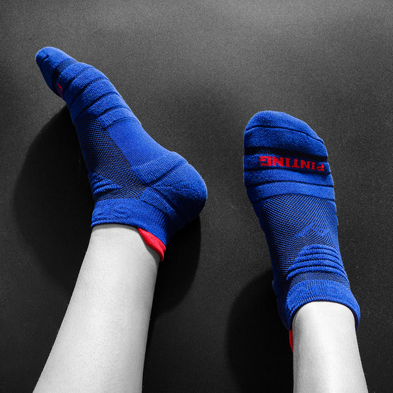 スポーツソックス メンズ ランニング プロ マラソン 厚手  - Ankle Support Badminton のレビューと価格