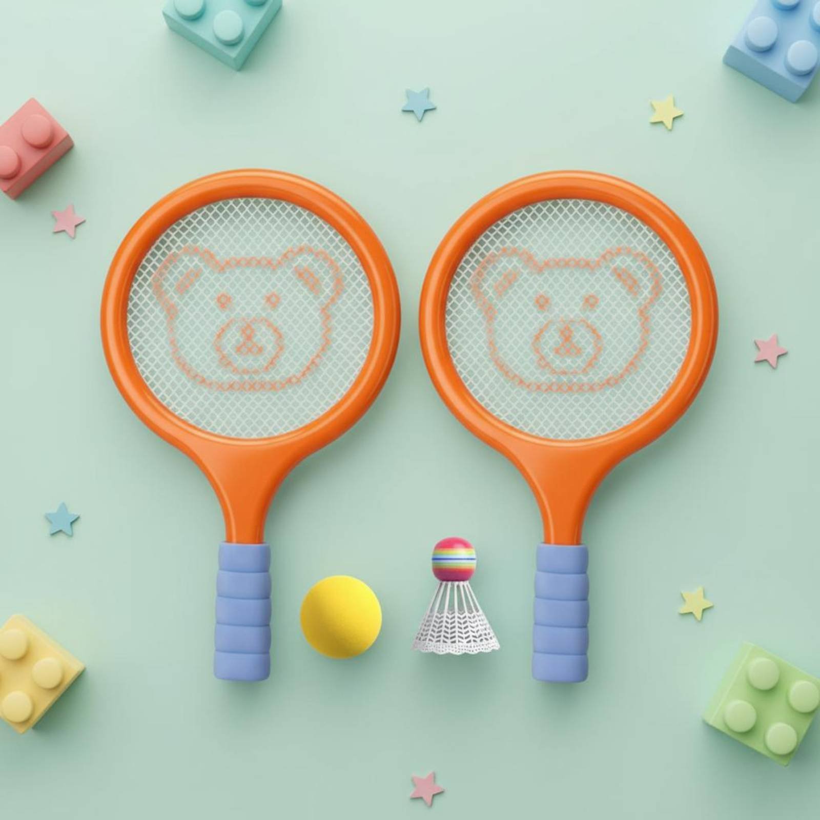 親子プレイラケットセット マルチスポーツ ジュニアバドミント - Badminton Junior のレビューと価格