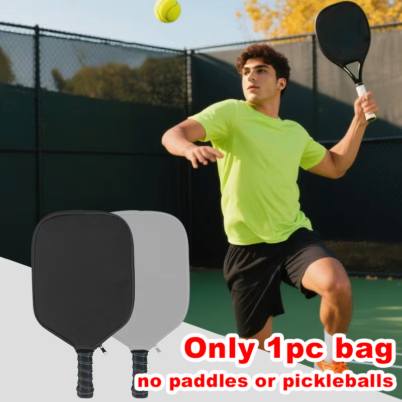 ネオプレン製ピックルボールパドルカバー ジッパー付き ポータ - Racket Cover Bag のレビューと価格