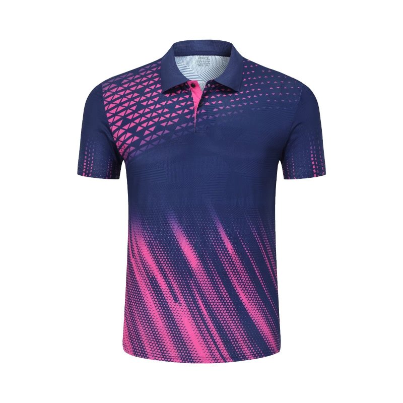 男性と女性のためのバドミントン半袖Tシャツ,ポリエステルゴル - Badminton Jersey のレビューと価格