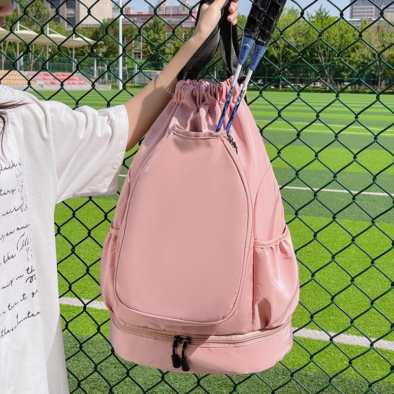 軽量カジュアルラケットバッグ – 巾着式アウトドアバックパッ - Racket Cover Bag のレビューと価格