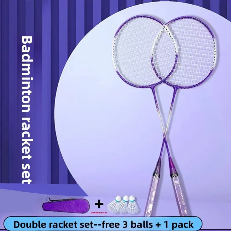 バドミントンラケットセット 大人、青少年、家族向け 3つのシ - Badminton Raket のレビューと価格